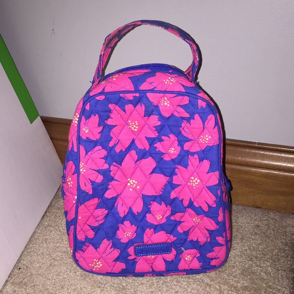 Vera Bradley Art Poppies Pattern Lunch Box